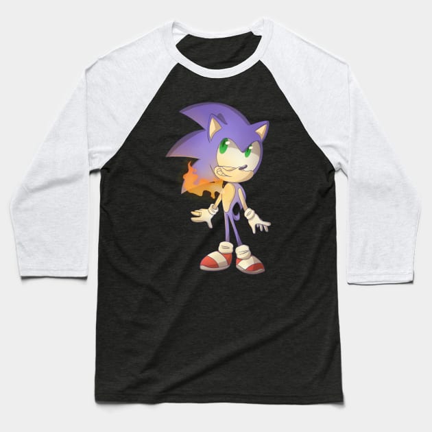 Sonic the Hedgehog Baseball T-Shirt by SpookytheKitty2001